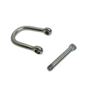 Wide D-Shackle With Screw Pin Marine Grade Stainless Steel T316
