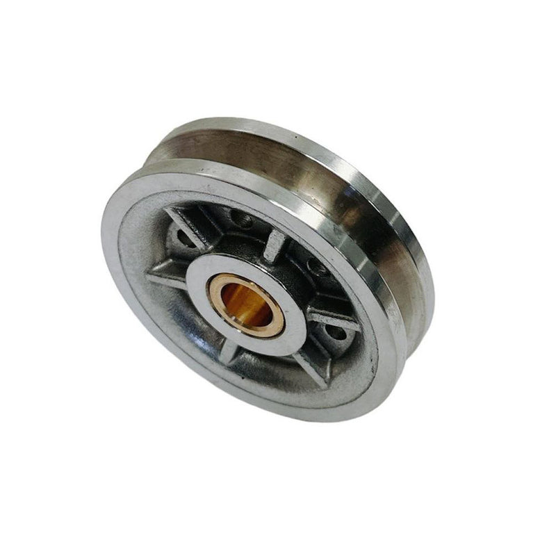 Marine Boat 3" Brass Bushing Sheave Wire Rope Pulley Stainless Steel T304