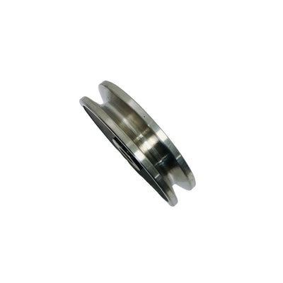 Marine Boat 4" Sheave Wire Rope Pulley Brass Bushing Stainless Steel T304