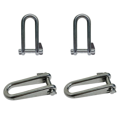 Marine Boat Halyard Key Shackle Captive Pin Stainless Steel T316