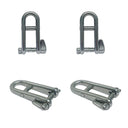 Marine Boat Halyard Shackle Captive Pin Cross Bar Stainless Steel T316