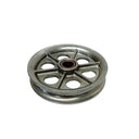 Marine Boat 5" Sheave Wire Rope Pulley, Brass Bushing T304 Stainless Steel