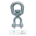 Galvanized JAW to EYE Boat Marine Swivels Mooring Jaw Eye Swivels