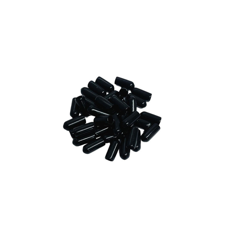 Plastic Push-on End Cap For 1/8", 3/16", 1/4" Cable Wire Rope End Cap Cover Protector 100Pcs Set
