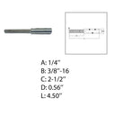Marine Deck Boat Set Screw Threaded Stud For 1/8", 3/16" 1/4" Cable Wire Stainless Steel T316