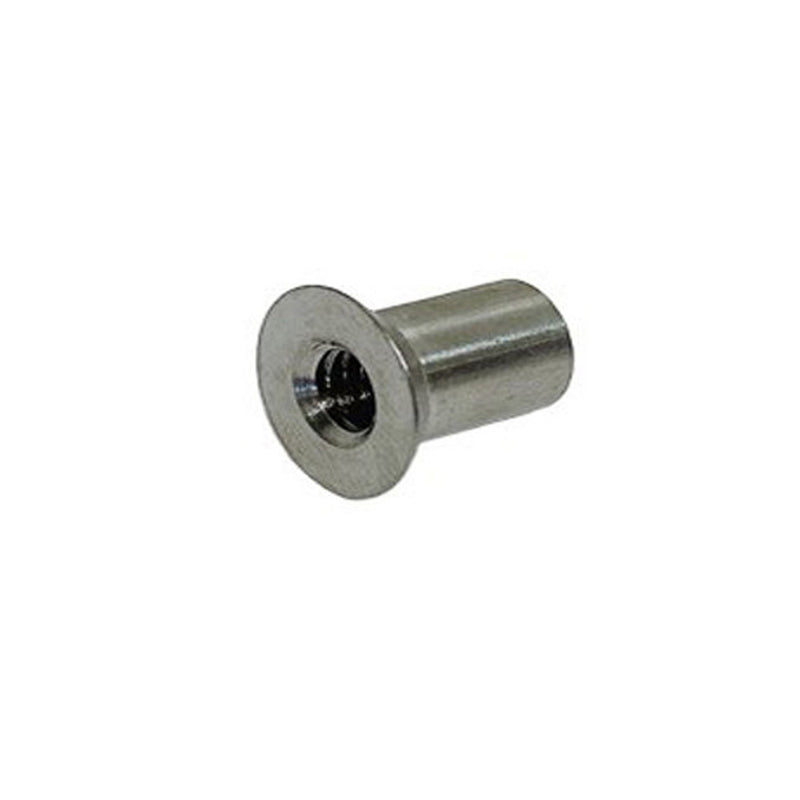 Marine 1/4" Countersink End Cap 82 Degree Countersink Angle Stainless Steel