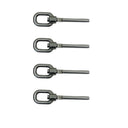 Marine Boat Swivel Gate Eye For 3/16" Cable Hand Swage Stud Stainless Steel T316