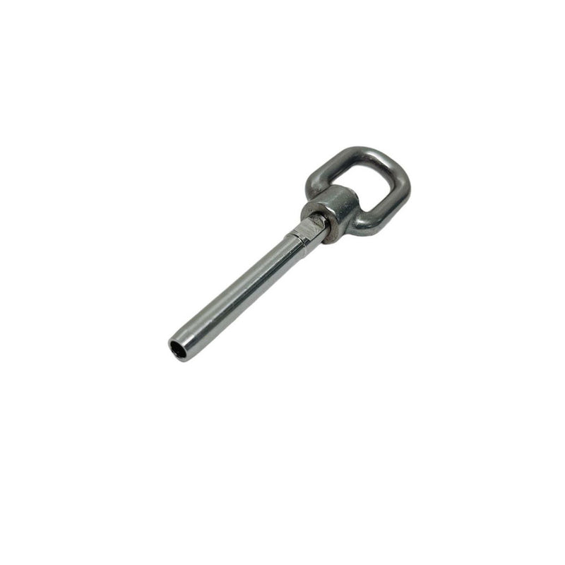 Marine Boat Swivel Gate Eye For 3/16" Cable Hand Swage Stud Stainless Steel T316