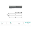 Marine Boat T Anchor Fitting For 1/8", 3/16" Cable Hand Swage Stainless Steel T316