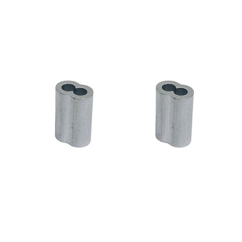 Aluminum Crimping Loop Sleeve Wire Rope Sleeves Double Barrel Ferrule