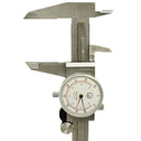 6" Shockproof Dual Reading Dial Caliper Stainless Steel Accurate to 0.001"