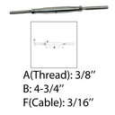 Thread Swage Stud & Stud Pipe Turnbuckle For Wire Cable Stainless Steel T316