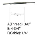 Thread Swage Stud & Stud Pipe Turnbuckle For Wire Cable Stainless Steel T316