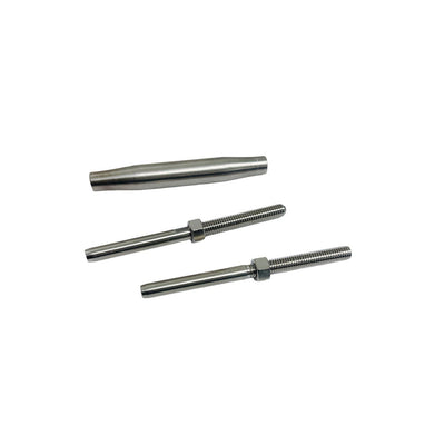 Thread Swage Stud & Stud Pipe Turnbuckle For Wire Cable Stainless Steel T316