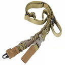 TAN Stryke Tactical Single Two Point Bungee Rifle Sling Strap Made in USA