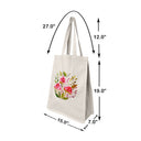 Reusable Grocery Bags Set of 9 Lightweight Recycling Shopping Totes with Long Handle Durable Portable Shopper Baggies