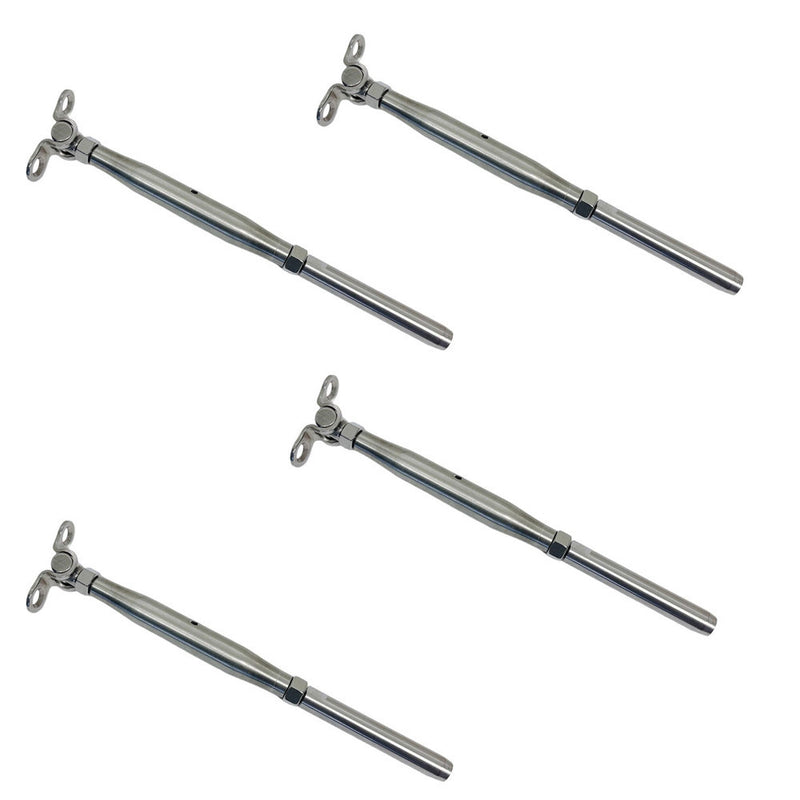 Marine Stainless Steel T316 Deck Toggle & Swage Stud Turnbuckle for Cable Wire