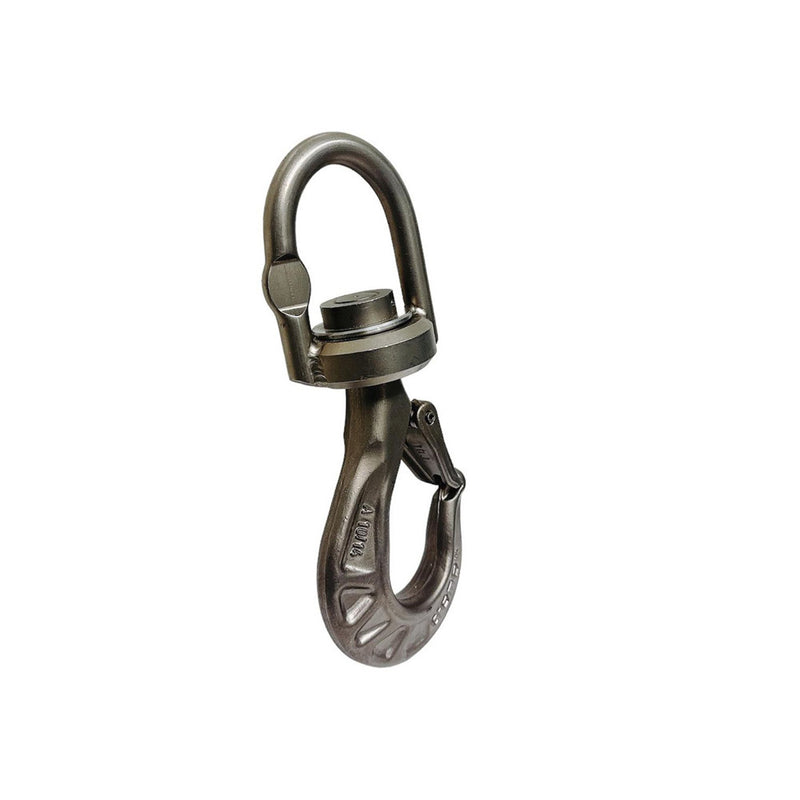 3/8" Overhead Eye Swivel Hook WLL 5000 Lbs Load Hook Stainless Steel T316