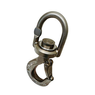 3/8" Overhead Eye Swivel Hook WLL 5000 Lbs Load Hook Stainless Steel T316