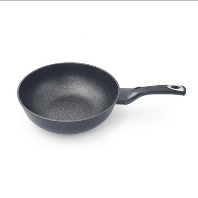Wok Non-Stick Cooking Frying Pan Pot, 5 Layer Marble Coating, MADE IN KOREA