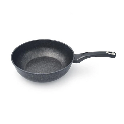 Wok Non-Stick Cooking Frying Pan Pot, 5 Layer Marble Coating, MADE IN KOREA