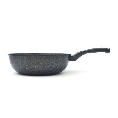 Wok Non-Stick Cooking Frying Pan Pot, 5 Layer Marble Coating, MADE IN KOREA