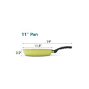 MADE IN KOREA Nonstick 3D Diamond Coating Wok Frying Pan Cookware