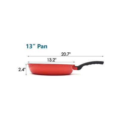 MADE IN KOREA Nonstick 3D Diamond Coating Wok Frying Pan Cookware