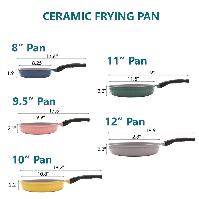 Made In Korea Ceramic Coating Interior and Exterior Cooking Frying Pan