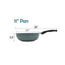 Ceramic Coating Interior and Exterior Cooking Wok, Cooking Pan Made In Korea