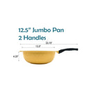 Ceramic Coating Interior and Exterior Cooking Wok, Cooking Pan Made In Korea