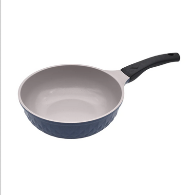 Ceramic Coating Interior and Exterior Cooking Wok, Cooking Pan Made In Korea