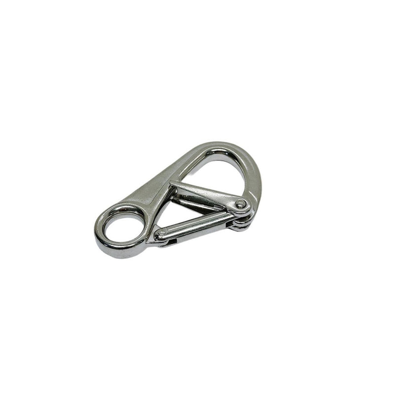 Stainless Steel T316 Double Lock Safety Hook Snap Hook WLL 850 Lbs Sailing Boat