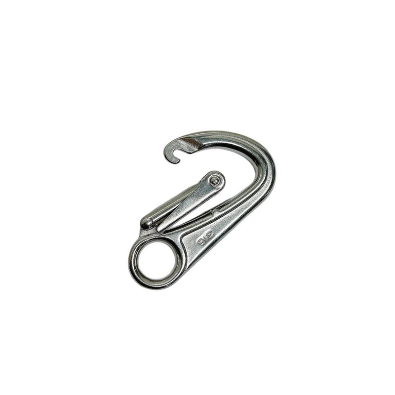 Stainless Steel Double Lock Safety Hook Snap Hook WLL 850 Lbs Sailing Boat 4 Pcs
