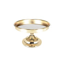 Classic Gold Dessert Cake Stand Display Plate Serving Tray 8-1/4"D x 4-3/4"H