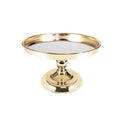 Classic Gold Dessert Cake Stand Display Plate Serving Tray 8-1/4"D x 4-3/4"H