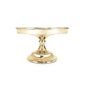 Classic Gold Dessert Cake Stand Display Plate Serving Tray 8-1/4"D x 4-3/4"H