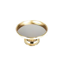 Classic Gold Dessert Cake Stand Display Plate Serving Tray 8-1/4"D x 4-3/4"H