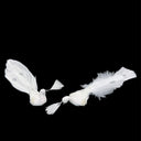 10 Pcs Artificial Peacock Bird Glitter Gems Foam Feather Crafts Christmas Party Decor Ornament Decorations 6"L