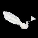 10 Pcs Artificial Peacock Bird Glitter Gems Foam Feather Crafts Christmas Party Decor Ornament Decorations 6"L