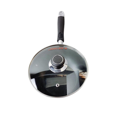 Nonstick Wok Frying Pan Saute Pan with Lid , Non Toxic Deep Fry Pan Ergonomic Plastic Handle