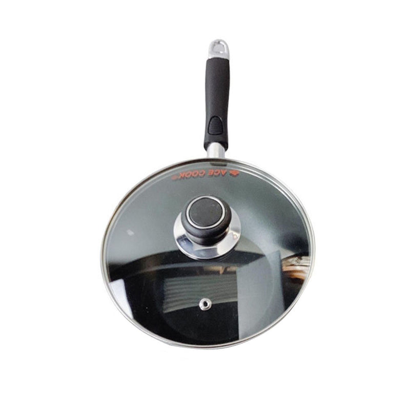 Non-Stick Frying Pan with Glass Lid – Cooking Skillet Pot for Kitchen Cookware Set