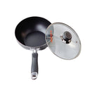Non-Stick Frying Pan with Glass Lid – Cooking Skillet Pot for Kitchen Cookware Set