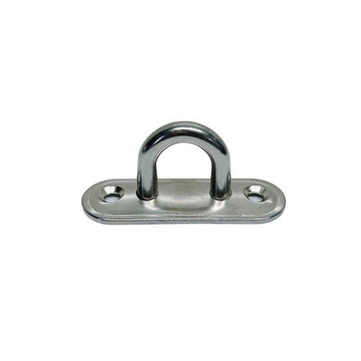 Marine Boat 5/16" Oblong Pad Eye Formed Welded Eye Pad Stainless Steel T304