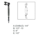 Marine Boat Toggle And Swageless Turnbuckle For Cable Wire Stainless Steel T316