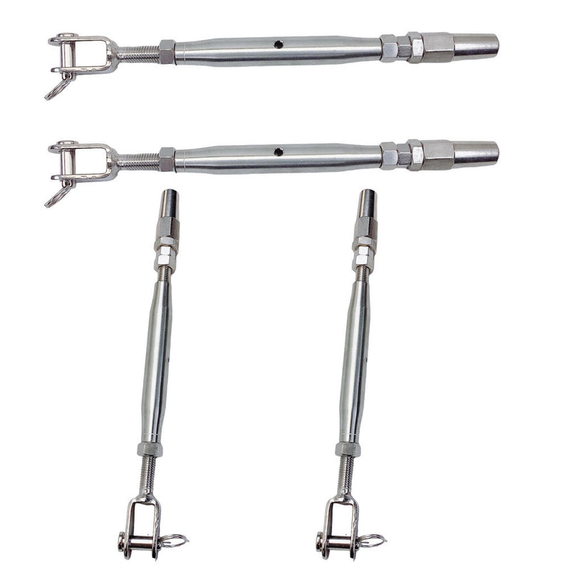 Cable Jaw Swageless Turnbuckle Pipe Turnbuckle Stainless Steel T316