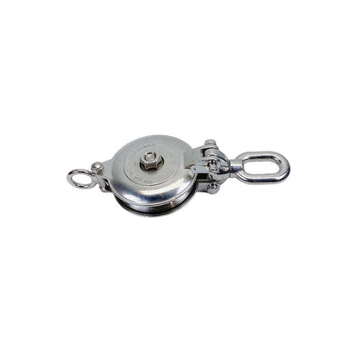 Heavy Duty Stainless Steel T316 Sheave Swivel Block Hoist Lift Used For Rope Wire