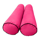 Model-1 Daybed Mattress Bolster Pillow Covers Contrast Trim Twin AD110