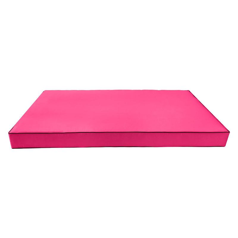 Model-1 Daybed Mattress Bolster Pillow Covers Contrast Trim Twin AD110