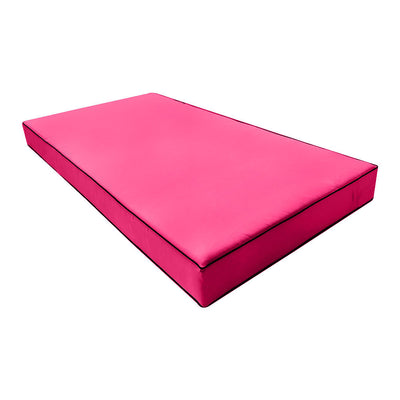 Model-1 Daybed Mattress Bolster Pillow Covers Contrast Trim Twin AD110